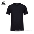 Men Slim Athletic Shirt blank Crew Neck Sport